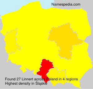 Surname Linnert in Poland Surname Linnert in Poland