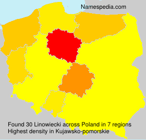 Surname Linowiecki in Poland Surname Linowiecki in Poland