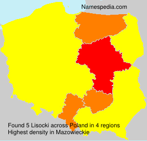 Surname Lisocki in Poland Surname Lisocki in Poland