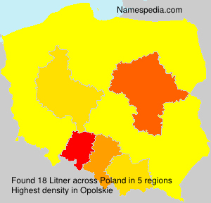 Surname Litner in Poland Surname Litner in Poland