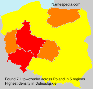 Surname Litowczenko in Poland Surname Litowczenko in Poland