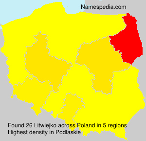 Surname Litwiejko in Poland Surname Litwiejko in Poland