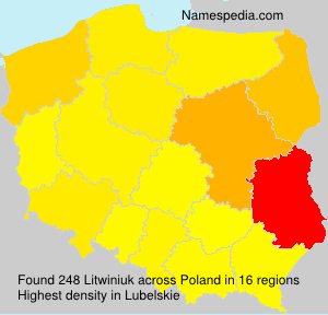 Surname Litwiniuk in Poland Surname Litwiniuk in Poland