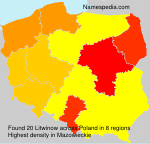 Surname Litwinow in Poland Surname Litwinow in Poland