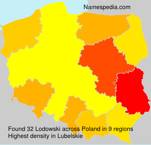 Surname Lodowski in Poland Surname Lodowski in Poland
