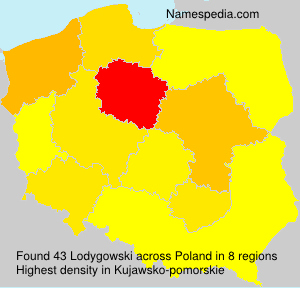 Surname Lodygowski in Poland Surname Lodygowski in Poland
