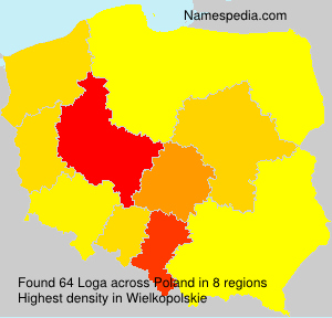 Surname Loga in Poland Surname Loga in Poland