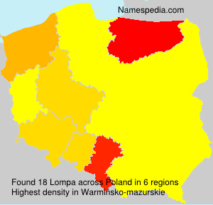 Surname Lompa in Poland Surname Lompa in Poland
