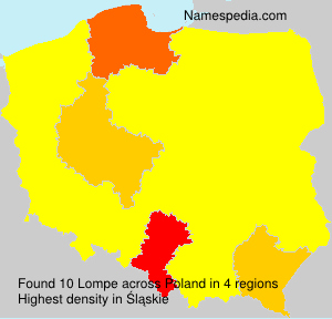 Surname Lompe in Poland Surname Lompe in Poland
