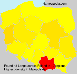 Surname Longa in Poland Surname Longa in Poland