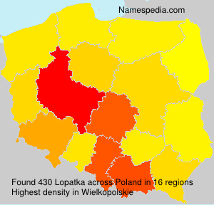 Surname Lopatka in Poland Surname Lopatka in Poland
