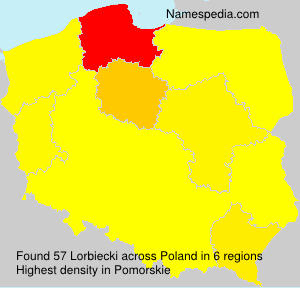 Surname Lorbiecki in Poland Surname Lorbiecki in Poland