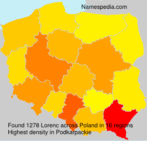 Surname Lorenc in Poland Surname Lorenc in Poland