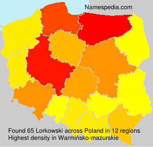 Surname Lorkowski in Poland Surname Lorkowski in Poland