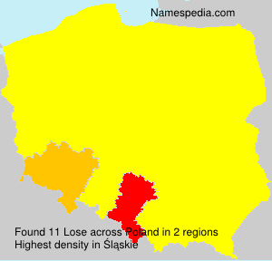 Surname Lose in Poland Surname Lose in Poland