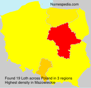 Surname Loth in Poland Surname Loth in Poland