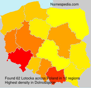 Surname Lotocka in Poland Surname Lotocka in Poland