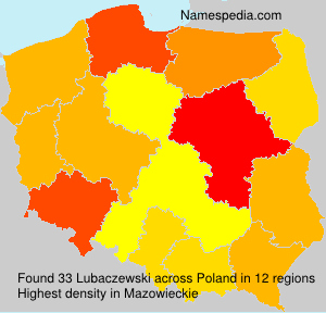 Surname Lubaczewski in Poland Surname Lubaczewski in Poland