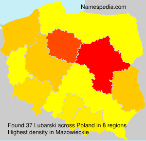 Surname Lubarski in Poland Surname Lubarski in Poland
