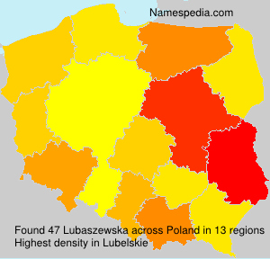 Surname Lubaszewska in Poland Surname Lubaszewska in Poland