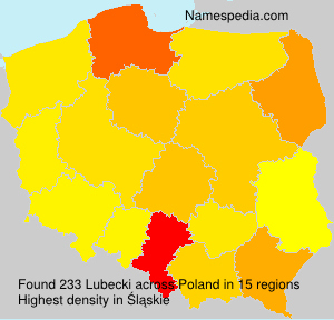 Surname Lubecki in Poland Surname Lubecki in Poland