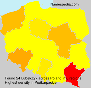 Surname Lubelczyk in Poland Surname Lubelczyk in Poland