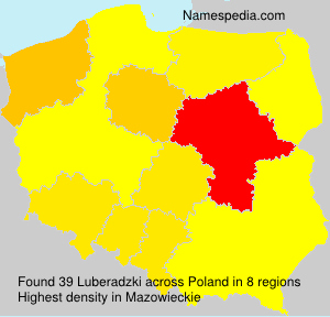 Surname Luberadzki in Poland Surname Luberadzki in Poland