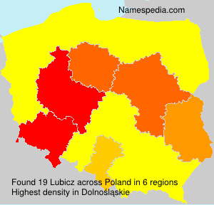 Surname Lubicz in Poland Surname Lubicz in Poland