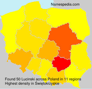 Surname Lucinski in Poland Surname Lucinski in Poland