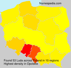Surname Luda in Poland Surname Luda in Poland