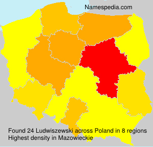 Surname Ludwiszewski in Poland Surname Ludwiszewski in Poland