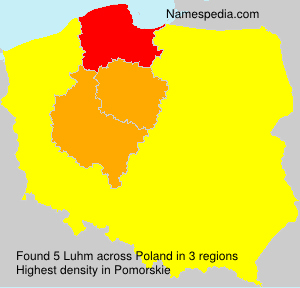Surname Luhm in Poland Surname Luhm in Poland