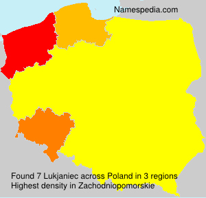Surname Lukjaniec in Poland Surname Lukjaniec in Poland