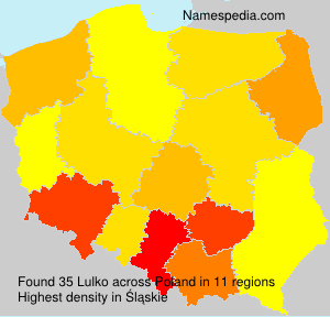 Surname Lulko in Poland Surname Lulko in Poland