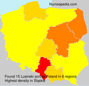 Surname Lusinski in Poland Surname Lusinski in Poland