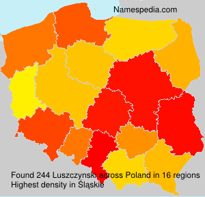 Surname Luszczynski in Poland Surname Luszczynski in Poland