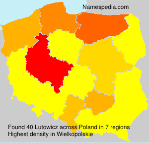 Surname Lutowicz in Poland Surname Lutowicz in Poland
