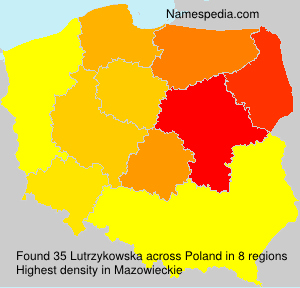 Surname Lutrzykowska in Poland Surname Lutrzykowska in Poland