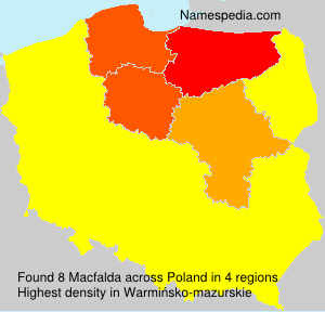 Surname Macfalda in Poland Surname Macfalda in Poland