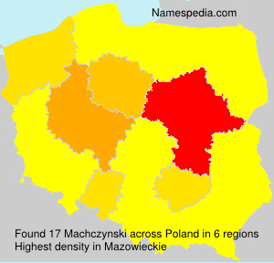 Surname Machczynski in Poland Surname Machczynski in Poland