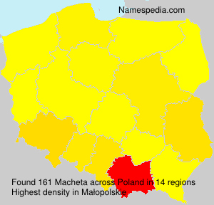 Surname Macheta in Poland Surname Macheta in Poland