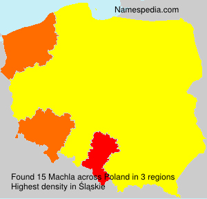 Surname Machla in Poland Surname Machla in Poland