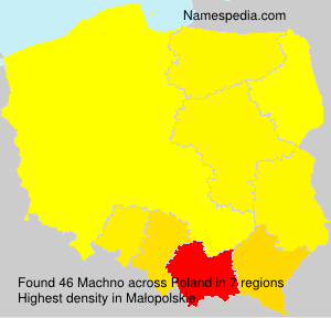 Surname Machno in Poland Surname Machno in Poland