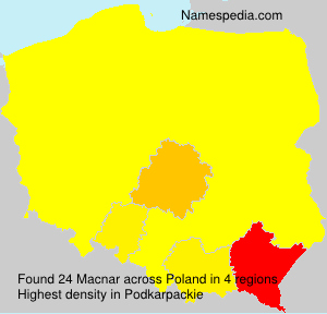 Surname Macnar in Poland Surname Macnar in Poland
