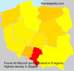 Surname Macoch in Poland Surname Macoch in Poland