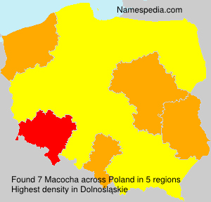 Surname Macocha in Poland Surname Macocha in Poland