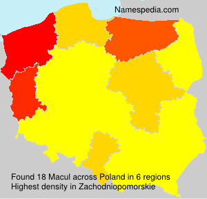 Surname Macul in Poland Surname Macul in Poland