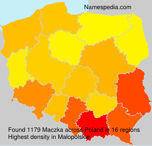 Surname Maczka in Poland Surname Maczka in Poland