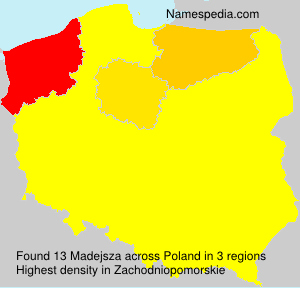 Surname Madejsza in Poland Surname Madejsza in Poland