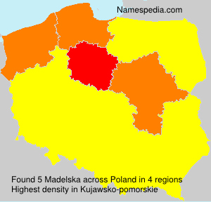 Surname Madelska in Poland Surname Madelska in Poland